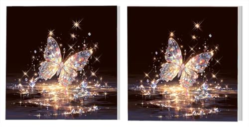��l�������G2�L�b�g, ������, DIY�f�W�^���G��L�b�g, ��l�̊G��Z�b�g�L�����o�X, �u���V�ƃA�N�����G�̋�t��, �f�W�^�����G�͌���, ���S�҂̎q������, �q���K�������, �z�[���ǐQ������, �t���[���Ȃ� 30x30cm L8DY-700