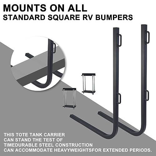 My Rustic STXTJ-01 Rv Bumper Rack,Bumper Mount Tote Tank Holder,Rv Bumper Support Bracket thumb #4