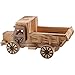 YCX Holz LKW Modell Kinder Desktop Holz LKW Modell Auto Engineering Fahrzeuge, Kinder Spielzeug Mechanisches Modell Kipper Für Jungen Und Mädchen,Natural