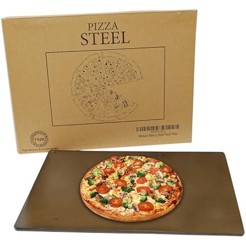 Premium Pizza Stone for Oven | Small But Expandable By Purchasing Two or More | Perfect Crispy Crusts | Durable Pizza Steel Stone | Deluxe Pizza Stone Offering Easier Cleaning, Handling and Storage Cover