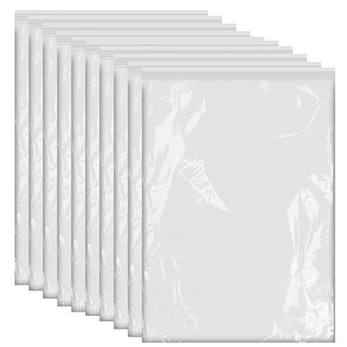 Clzemo 10 Pcs Compression Bags For Travel Packing, Clear Travel Space Saver Bag Reusable Hand Roll-Up Vacuum Storage Bags, Travel Essentials Large Vacuum Clothing Organizer For Clothes Blankets Towels #TOP4