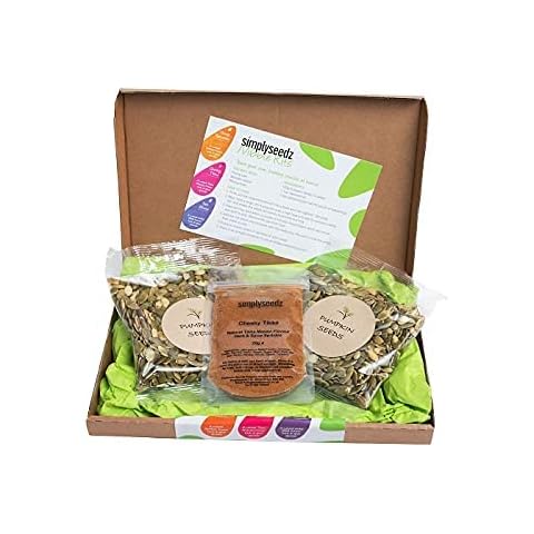 Simplyseedz Pumpkin Seeds - Recipe Kit Flavour Tikka Masala Vegan Gluten free Healthy snacking Cover