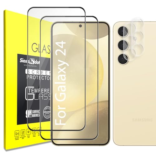 Verre trempé Samsung S24 et protection objectif photo