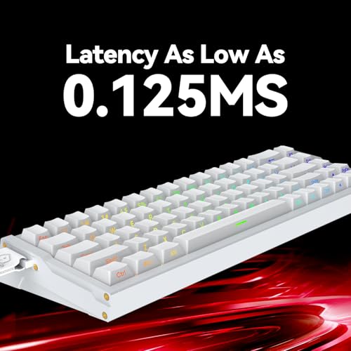 Image of IROK MG68 Rapid Trigger Full Aluminum Alloy Body Magnetic Switch Keyboard, 65% TKL Hot Swapped High Refresh Rate RGB Programmable, Low Latency Wired Gaming Keyboard for Win /Mac Gamer(White)