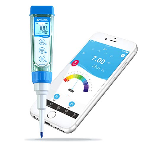 Apera Instruments AI3713 PH60S-Z Smart Spear pH Tester for Food and Solid Sampling