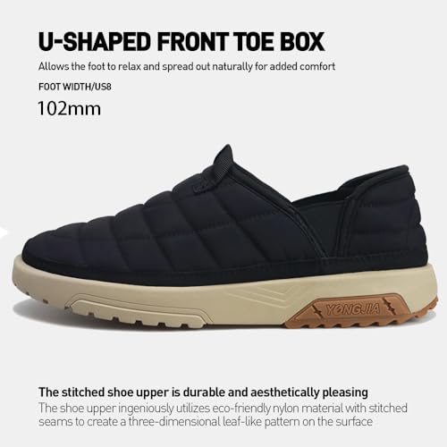 YONGJIA Men's Slip On Lightweight Loafers Casual Non Slip Walking Comfortable Indoor Outdoor Shoes3