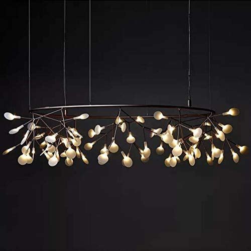 Modern Chandelier LED Modern Chandelier Lamp Classic Heracleum II Pendelljus Tree Leaf V-intage LED-lampor av Bertjan Pot från Mooi Upphängningslampa Belysning max D210cm SRY Modern LED-ljuskrona(