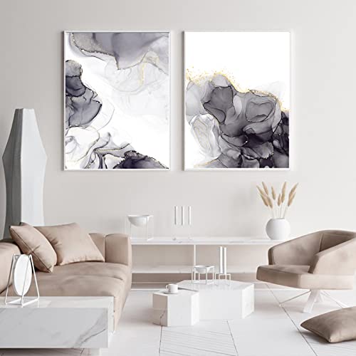 Tableau peinture nordique marbre affiche murale salon 40x60cm