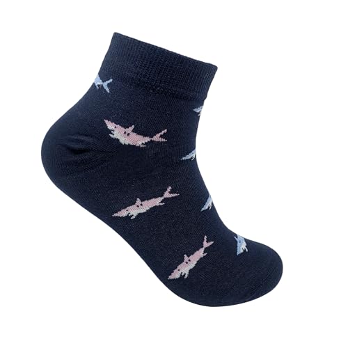 Image of Mint & Oak Men Ankle Socks, Printed Funky Socks, Cotton Unisex Ankle Length Sock, Odour Free Socks - Pack of 1