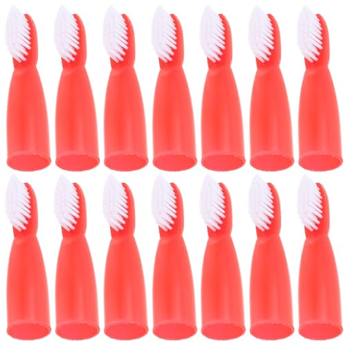 TOPPERFUN Cepillos de Dientes de Prisión Mini Portátiles 20 Unidades Funda para Dedo para Uso en Prisiones y Centros de Detención