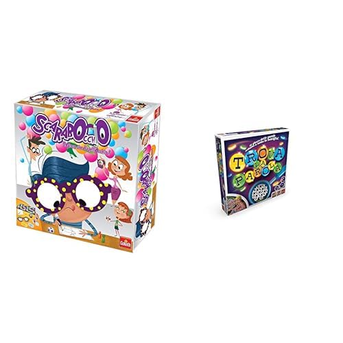 Set di 2 giochi: Scarabocchio il Gioco Che Da nell'Occhio + Trova la Parola - Giochi da tavolo per bambini - Sviluppa l'attenzione et la concentrazione - Nuovo set di giochi - Gioca con gli amici - 5+
