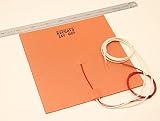 300 X 300mm (Approx. 12" X 12") 24V 400W, KEENOVO Universal Flexible Silicone Heater Mat/Pad, 3D Pri