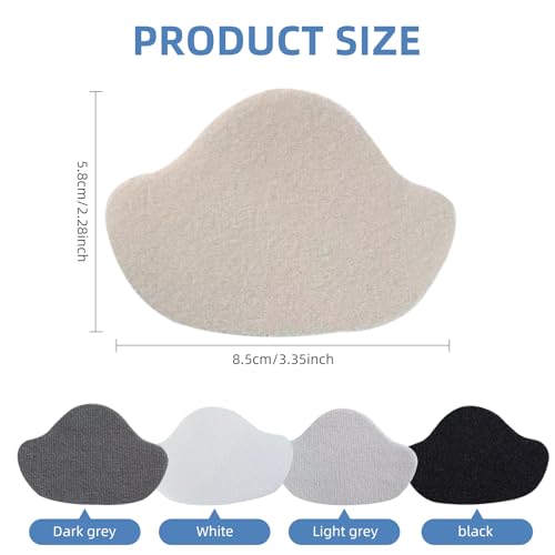 TXMLXY Kit de reparo de salto de sapato, 10 pares de adesivos internos autoadesivos para reparo de f