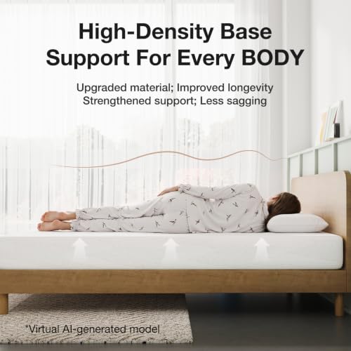 Image of Novilla King Size Mattress in a Box, 8 Inch King Gel Memory Foam Mattress with Comfort Foam for Cooling Night Sleep, Comfort Support and Pressure Relief, CertiPUR-US Certified