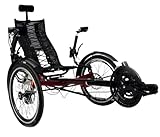 Electric Recumbent Trike for Adults with Folding Frame, Motorized Recumbent Trike for Smooth Riding, Electric Tadpole Recumbent with Stable 3 Wheel Design for Comfort and Performance