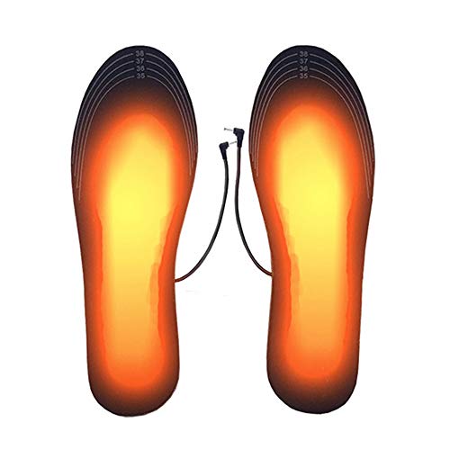 Palmilhas de aquecimento, Romacci Palmilhas de aquecimento portátil USB Aquecedor elétrico de pé lav