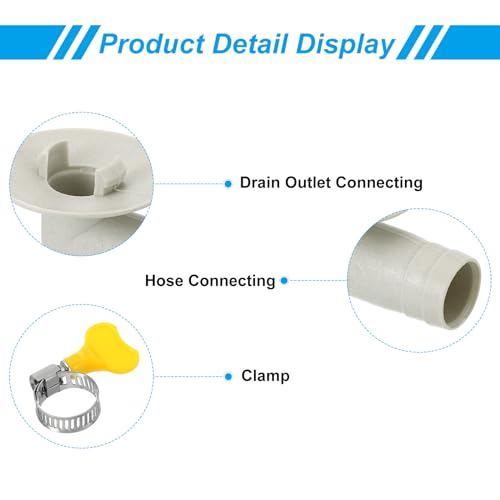 PATIKIL 15mm Air Conditioner Drain Hose Connector - Image 4