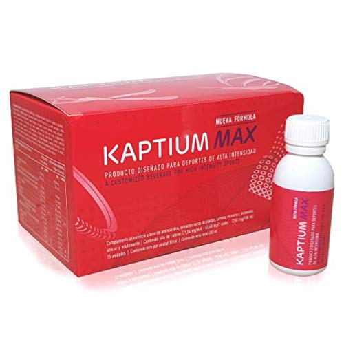 Kaptium MAX (L-Citulina-DL-Malato, Magnesio, Ajo Negro, Café Verde, L-Valina, Cafeína Microencapsulada, Bioflavonoides Cítricos, Hesperidina, Vitamina C.)