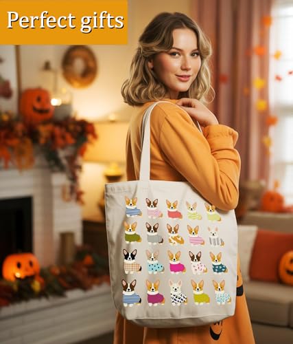 Tote Bag para Mujeres y Niñas con Bolsillo Interior Mediano miniatura 2