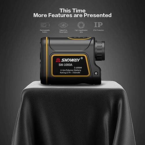 SNDWAY SW-1000A Laser Distance Meter with feature icons