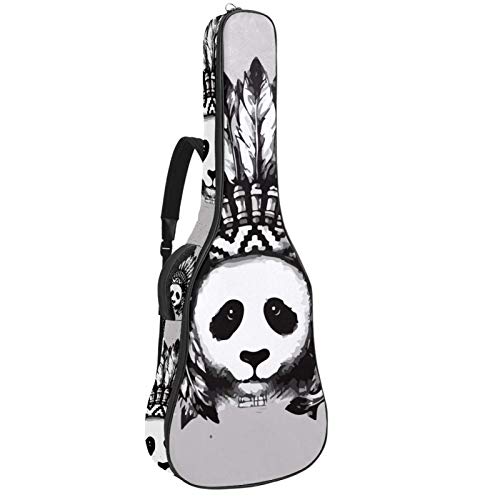 Bolsa de guitarra impermeable con cremallera, suave para guitarra, bajo, acústico y...