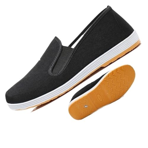Beijing Men's Casual Comfortable Fabric Shoes Non-Slip Wear-Resistant Work Shoes Black Dirt-Resistant Rubber Outsole