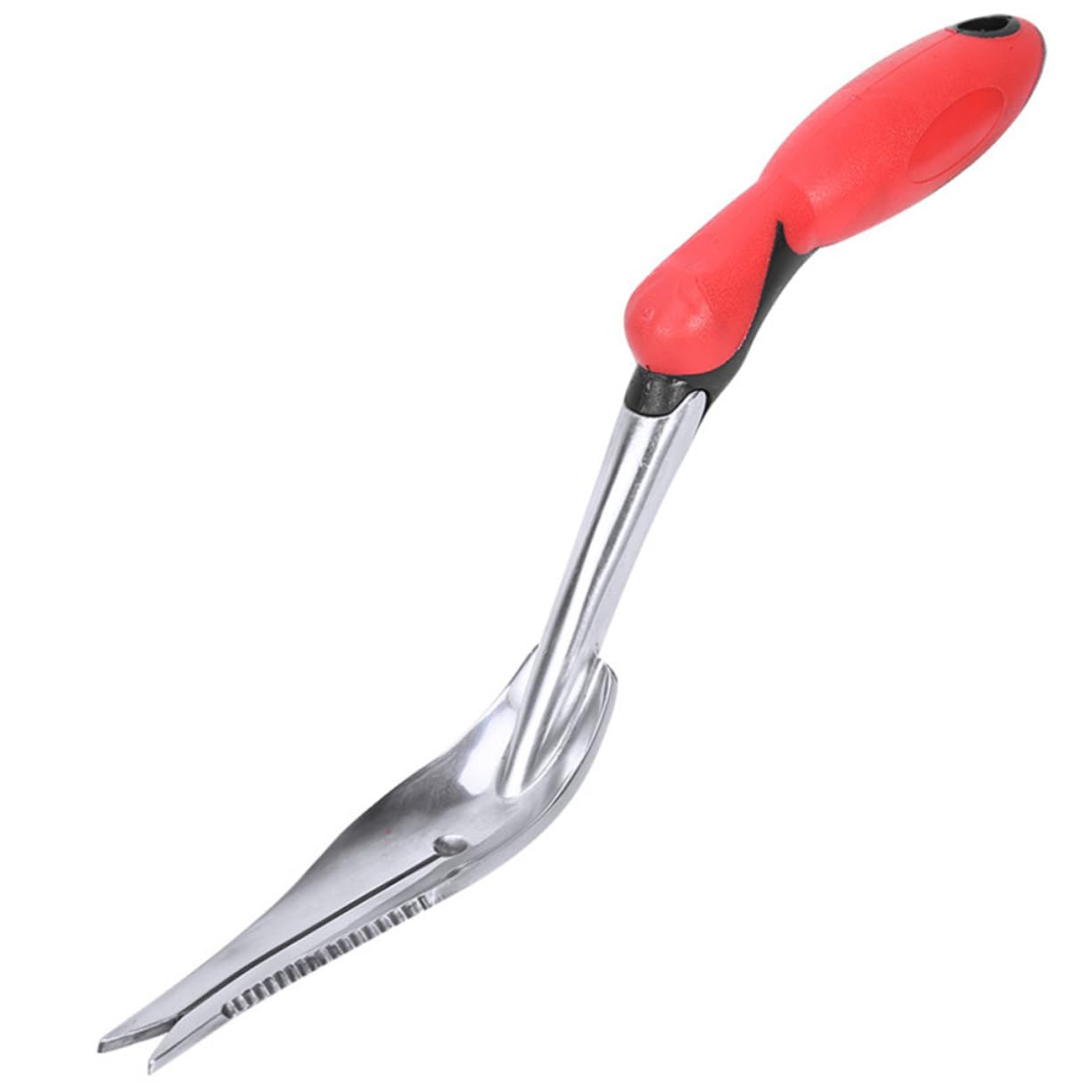 Yardwe 2stücke Hand-wiederherstellungsschaufel Tragbarer Unkrautentferner Aluminiumlegierung Langlebiges Gartenwerkzeug Für Effektives Jäten Und Wurzelentfernung Rot