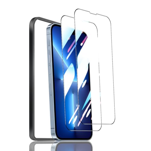 対応 iPhone 13 Pro Max フィルム ガイド枠付き 【2* iPhone13promax ガラスフィルム + 1* iPhone13promaxガイド枠付き 】表面硬度9H アイフォン13promax 強化ガラス いpほね13promax 用