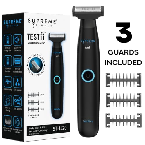 Image of Supreme Trimmer Testii Men's Body Groomer & Groin Hair Trimmer STH120