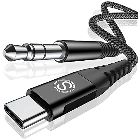 Cable auxiliar USB C a conector jack de 3,5 mm Sweguard Cover