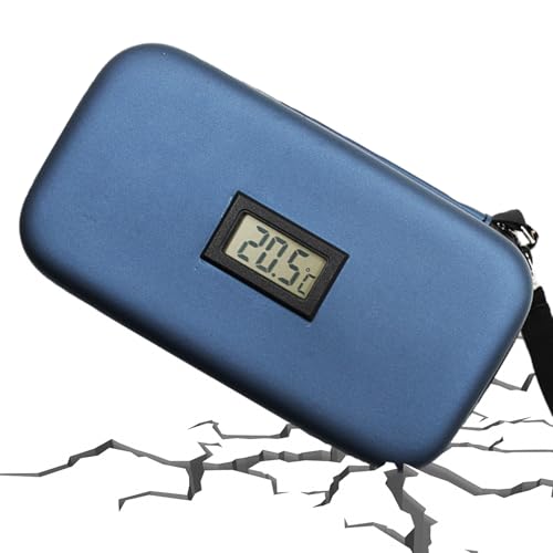 Sac Isotherme – Glacière | Organisateurs de médicaments diabétiques | Organiseur pour diabétiques avec écran numérique LCD | de la température en Temps réel, étui de Refroidissement