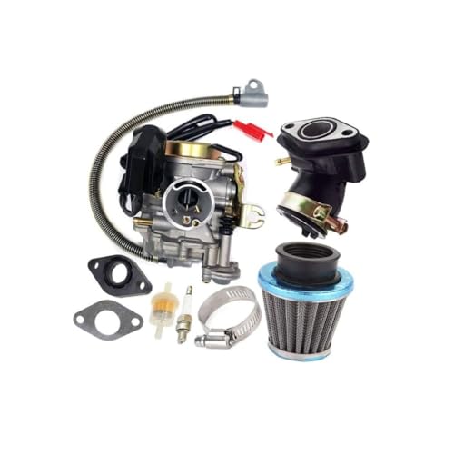 Carburador 139QMB de 18mm para moto dirt bike GY6 49cc y componentes de motor de quad
