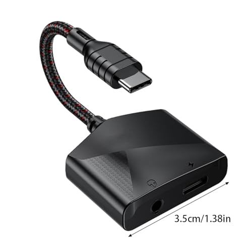 Adaptateur USB C multifonction pour casque et charge rapide de smartphone ABS