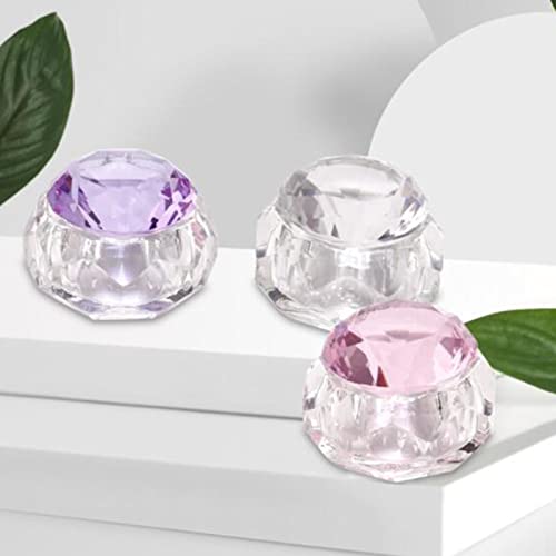 Dappen Dish vaso de cristal para manicura con tapa miniatura 6