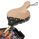 Generisch Holzbälge – Holz, Kunstleder, Metall, Kaminbalg...