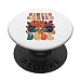 Groovy Kindergarten Dude First Day of School Back to School PopSockets Swappable PopGrip