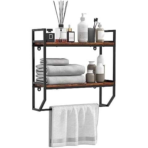 Etagère Murale LIFEZEAL en Bois et Métal Cover