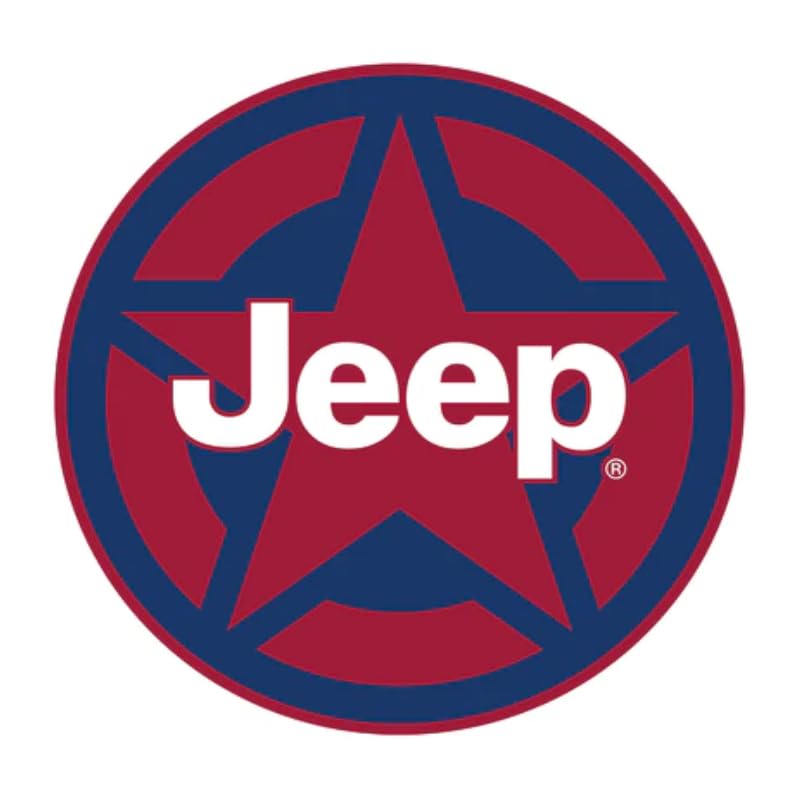 Jeep autocollant étoile bicolore idéal pour personnaliser votre 4x4