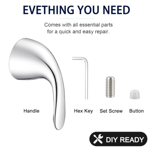 Shower Handle Replacement,RP48717 Delta Shower Handle,Metal Handle Kit by INSIHAY - Used condition - Image 7