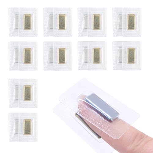 20 Stück Magnete zum Einnähen - Versteckter Magnetknöpfe mit knisterfolie zum einnähen - Hidden Sew Magnetverschluss - Nähen Magnet Knopf für Tasche, Vorhänge, Handtaschen,Lederhandwerk
