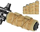DBTAC Suppressor Cover, Heat-Resistant Suppressor Covers for Extreme Firearm Heat Protection, No-Slip Fit, 1.5 inches Diameter with Multiple Lengths (4/5/6/7/9 Inch) (Basic, Brown, X-Large)