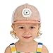 Kinder Baby Baseball Cap Kappe Baseballmütze Jungen Mädchen Cartoon Netzkappe Verstellbare Schirmmütze Sonnenschutz Hut Sommer Kopfbedeckung für Kopfumfang 0-6 Monate (Löwe-Orange)