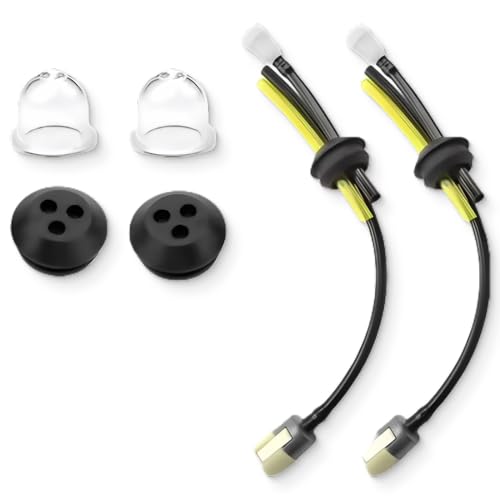 Filtro de Gasolina Kit Tubo Sello, Filtro Gasolina Desbrozadora Tubo, Cortacésped Manguera de Combustible,Tubo de Manguera de Combustible con Manguito y Junta Para Cortadora de Cepillo Etc