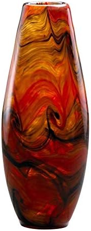 Caramel Swirl 13in. Large Italian Vase Combination Finishes