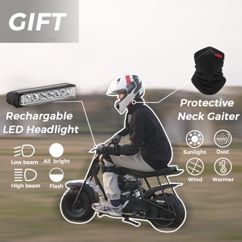 Frp GMB100-BLACK-1 Mini Dirt Bike Gmb100, 99 Cc Gas Powered Mini Bike 4 Stroke 3Hp, Off Road Mini Bikes For Kids And Adult thumb #1