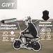 FRP Mini Dirt Bike GMB100, 99 CC Gas Powered Mini Bike 4 Stroke 3HP, Off Road Mini Bikes for Kids and Adult, Trail Bike Up to 24 Mph, Weight Support Up to 185 LBS (Black)