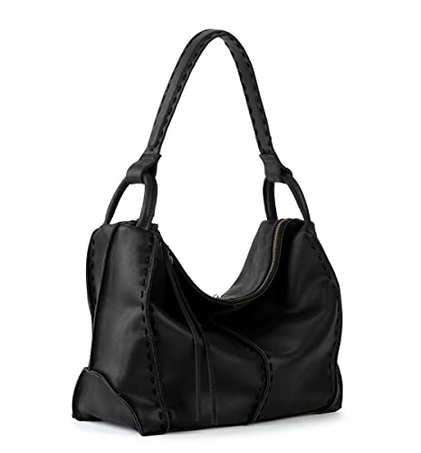 Image of The Sak Los Feliz Hobo Purse - Premium Large Leather Women's Handbag for Everyday & Travel - Durable Purse With Zipper Pocket