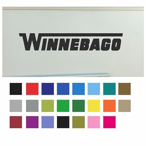 Winnebago RV Decal Kit, Custom Color Vinyl Graphics, 2 pcs