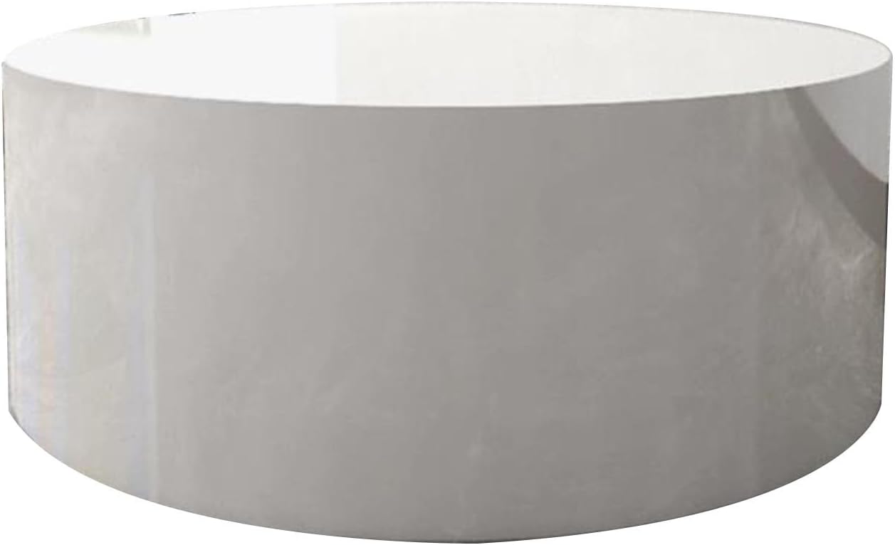 Mannequin Display Stand - Circular Pedestal Platform for Clothing Stores, Anime Conventions & Fashion Shows (White, 50x15cm/19.7x6in)