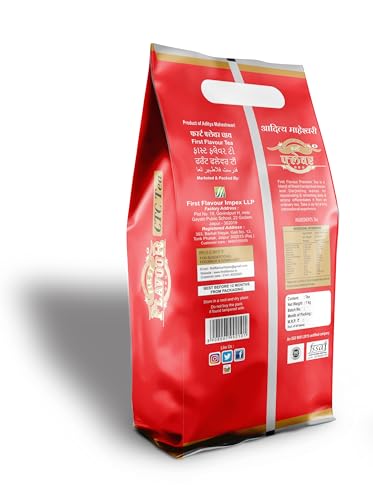 Image of First Flavour Premium CTC Dust Tea - 1Kg (Pack Of 5) | Strong Kadak Chai | Fresh Assam Tea | Rich Aroma & Taste | Strong blend | Refreshing | All Natural Ingredients | No preservatives